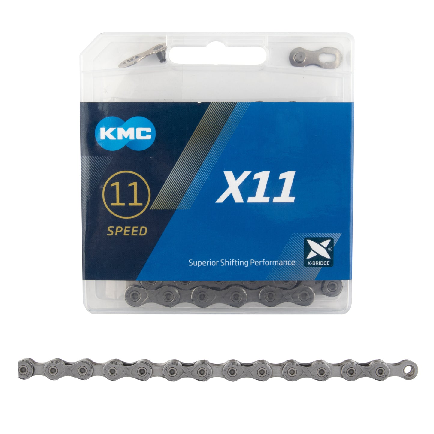 KMC X11 11 Speed Chain - Grey/Grey