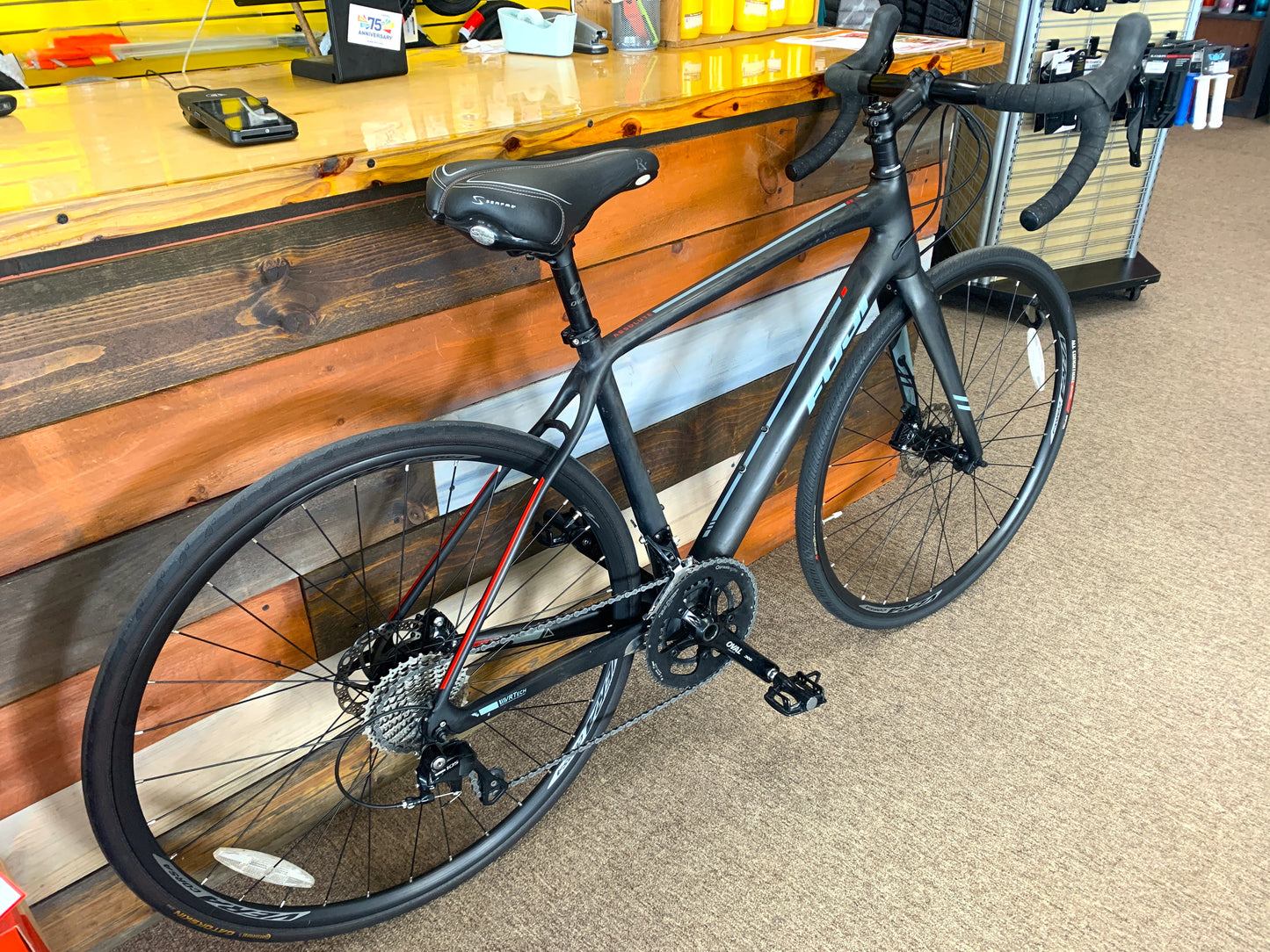 2018 Fuji Absolute Carbon 52cm (Small) w/ Shimano 105 Road Drop Bar Upgrade - Trade-In