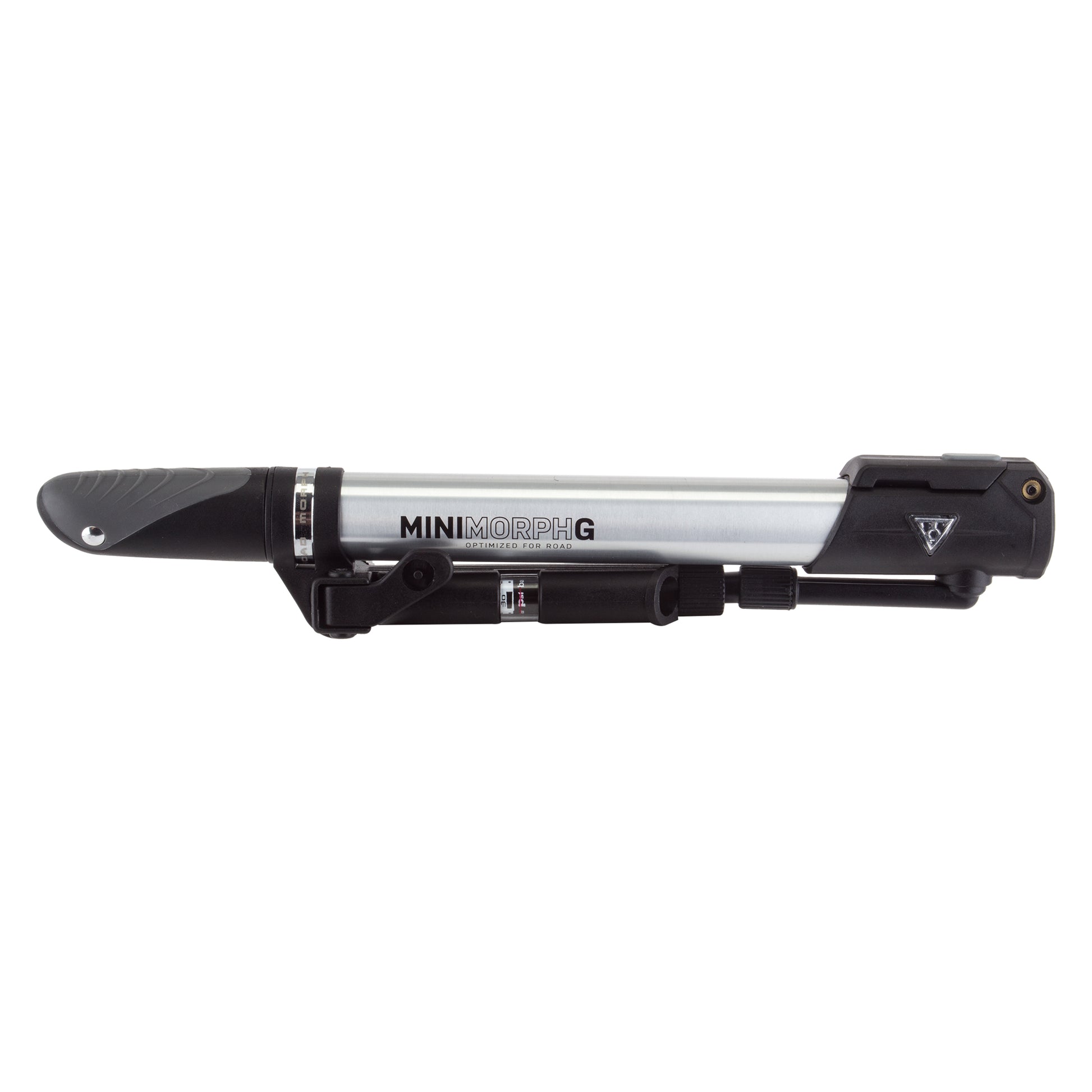 Topeak Road Morph G Mini Pompe avec manomètre Topeak Road Morph G Mini Pompe avec manomètre